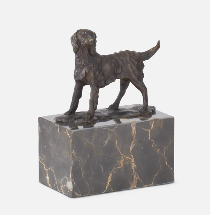 Dog Statue on Marble