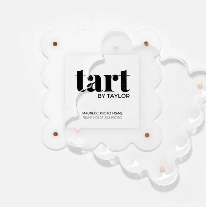 Mini Acrylic Frame, White - 13 Hub Lane   |  Acrylic Frames