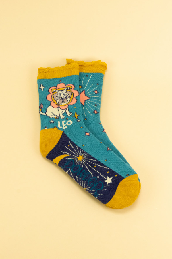 Leo Zodiac Socks