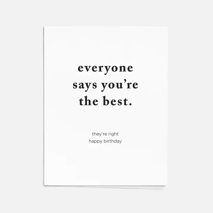 The Best Birthday - 13 Hub Lane   |  Birthday Cards