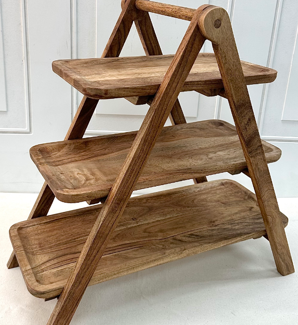 Wooden 3-Tier Stand