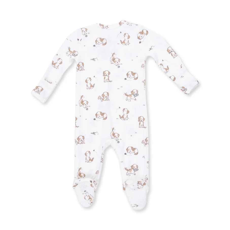 Explorer Puppy Blue - 2 Way Zipper Footie