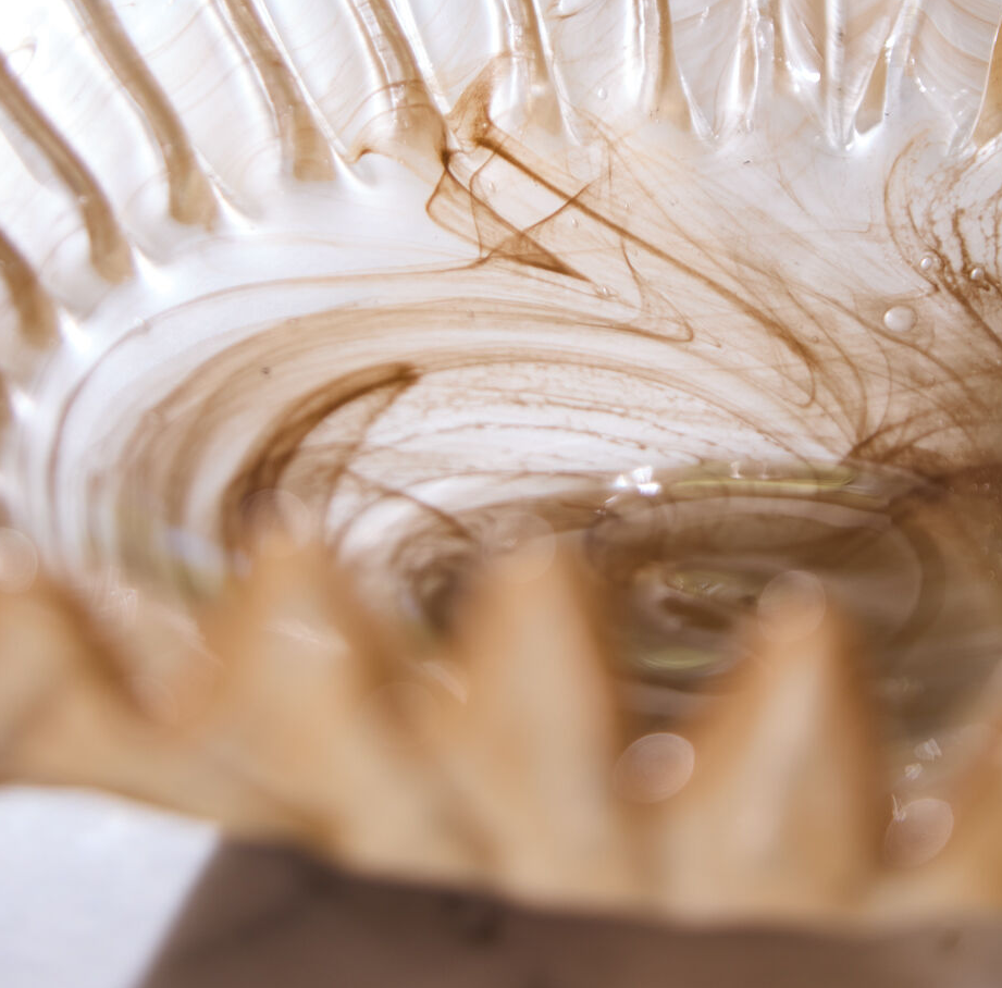 Pleated Glass Bowl - 13 Hub Lane   |  Glass Bowls