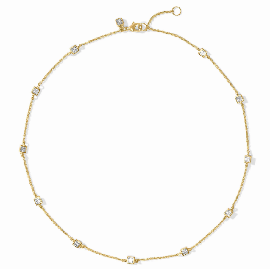 Julie Vos Jolie Delicate Station Necklace - 13 Hub Lane   |  Station Necklaces
