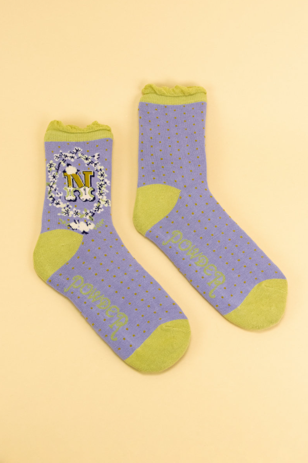 'N' Alphabet Socks