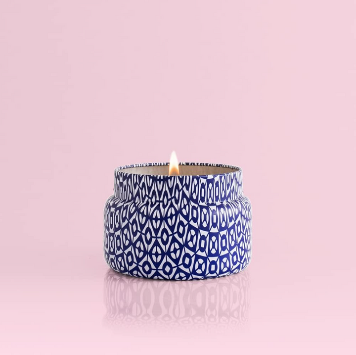 Volcano Blue Printed Travel Tin - 13 Hub Lane   |  Volcano