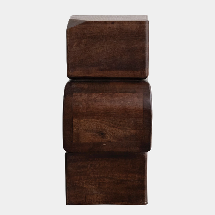 Mango Wood Stacked Table/Stool