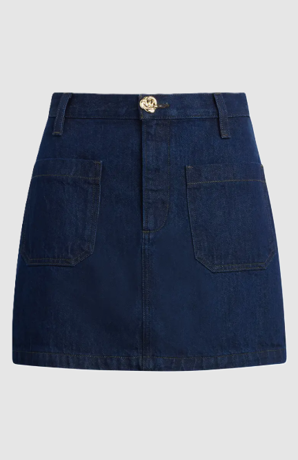 Mimi Denim Mini, Stout - 13 Hub Lane   |  Mini Skirts