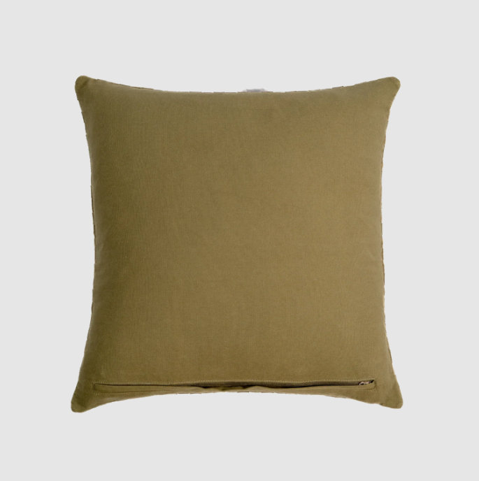 Woven Square Suede Pillow, Forest - 13 Hub Lane   |  