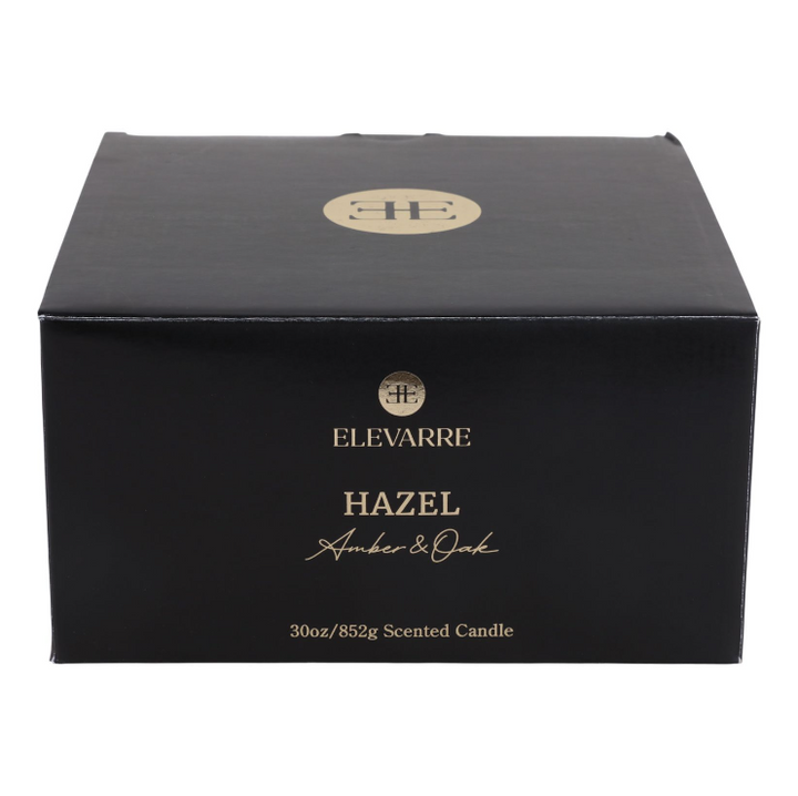 Hazel Amber & Oak Marble Candle