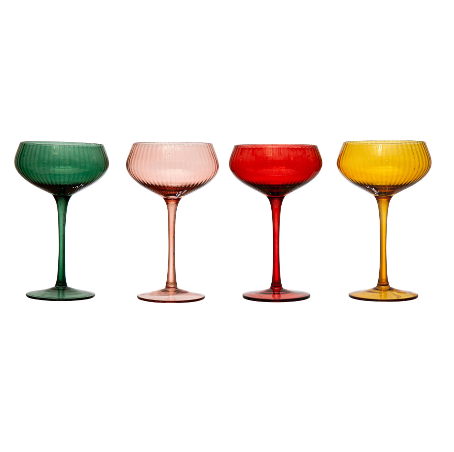 Stemmed Champagne Coupe Glass