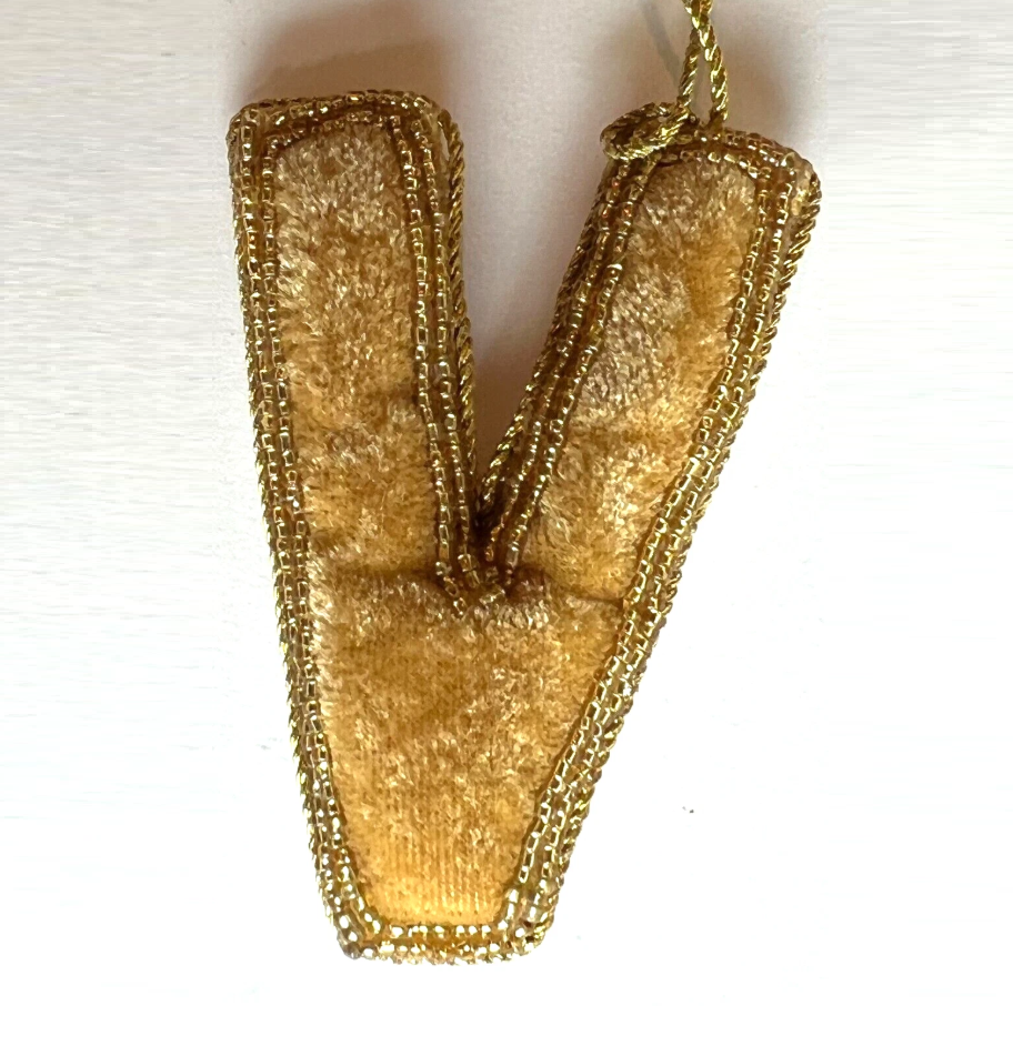 Alphabet Ornament - 13 Hub Lane   |  Fabric Ornaments