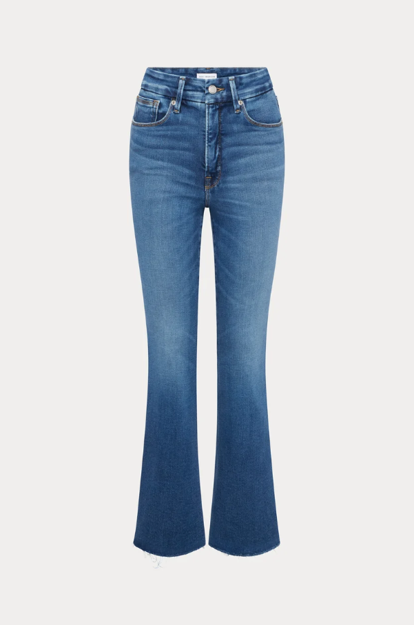 Good Legs Cropped Mini Boot Jeans, Indigo