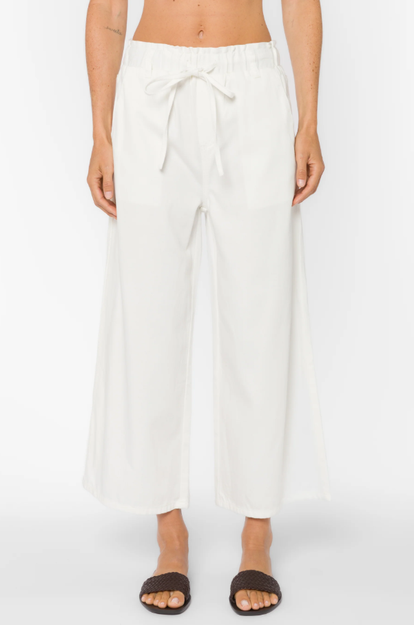 Claudette Pants, Optic White - 13 Hub Lane   |  
