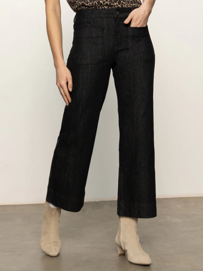 The Marine Jean, After Hours - 13 Hub Lane   |  Cropped Wide Leg Jeans