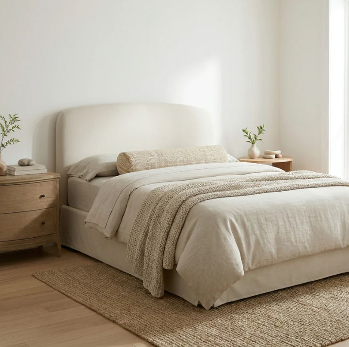 Joan Storage Bed, Cream