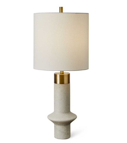 Edge White Table Lamp - 13 Hub Lane   |  Stone Table Lamps