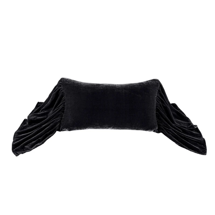 Stella Faux Silk Velvet, Black - 13 Hub Lane   |  