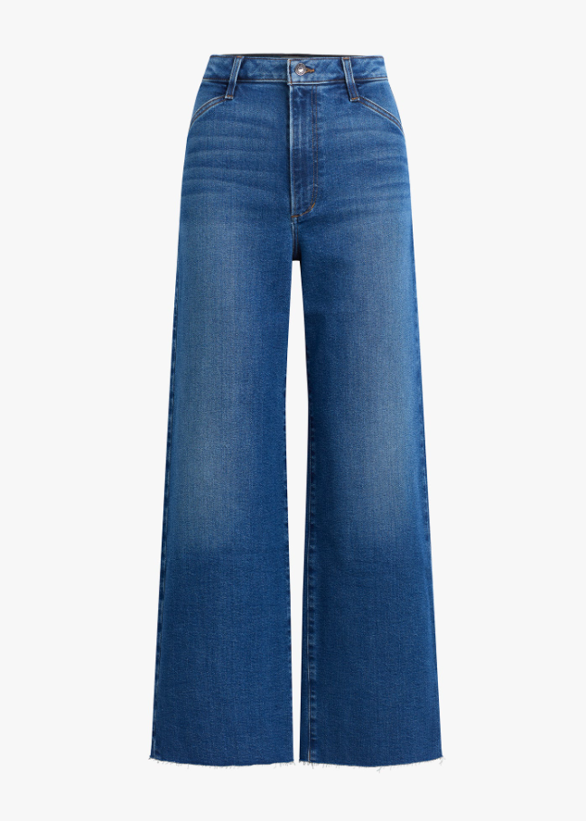 The Mischa Super High Rise Wide Ankle Jeans, Madison