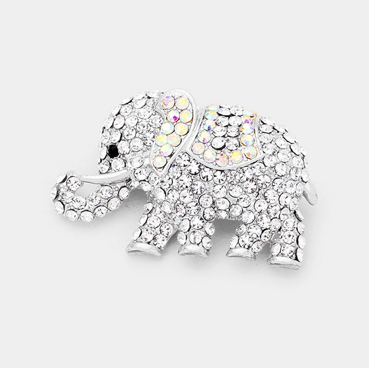 Pave Elephant Brooch - 13 Hub Lane   |  Brooches