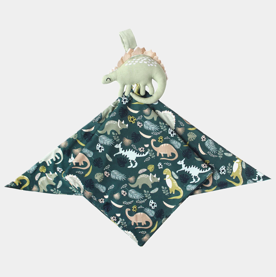 Prehistoric Friends Stegosaurus Baby Lovey - 13 Hub Lane   |  