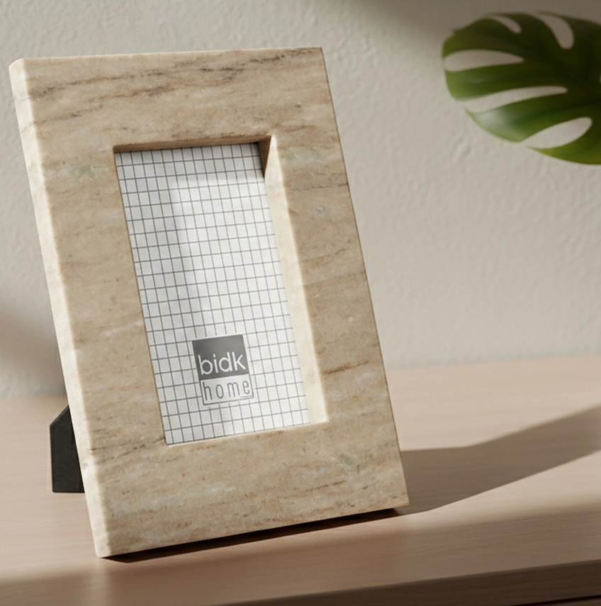 Brown Galaxy Marble Frame - 13 Hub Lane   |  Marble & Stone Frames