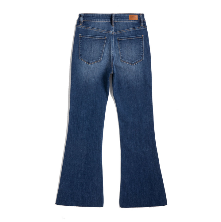 Low Rise Bootcut Jeans, Dark Blue - 13 Hub Lane   |  Bootcut Jeans