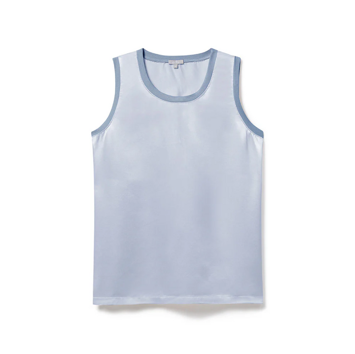 PJ Harlow Alexa Satin Crew-Neck Tank