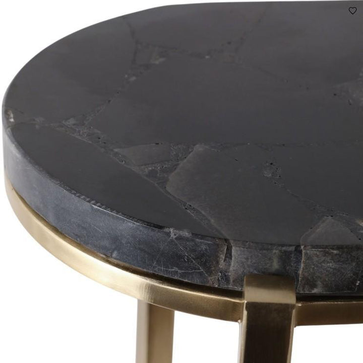 Dewey Black Quartz Nesting Tables