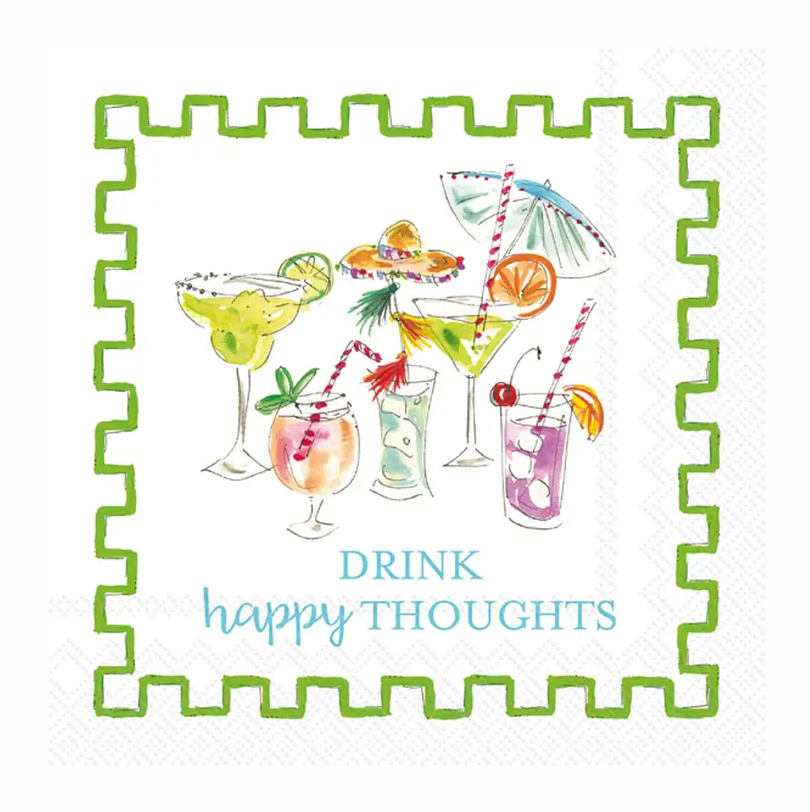Happy Thoughts Cocktail Napkins