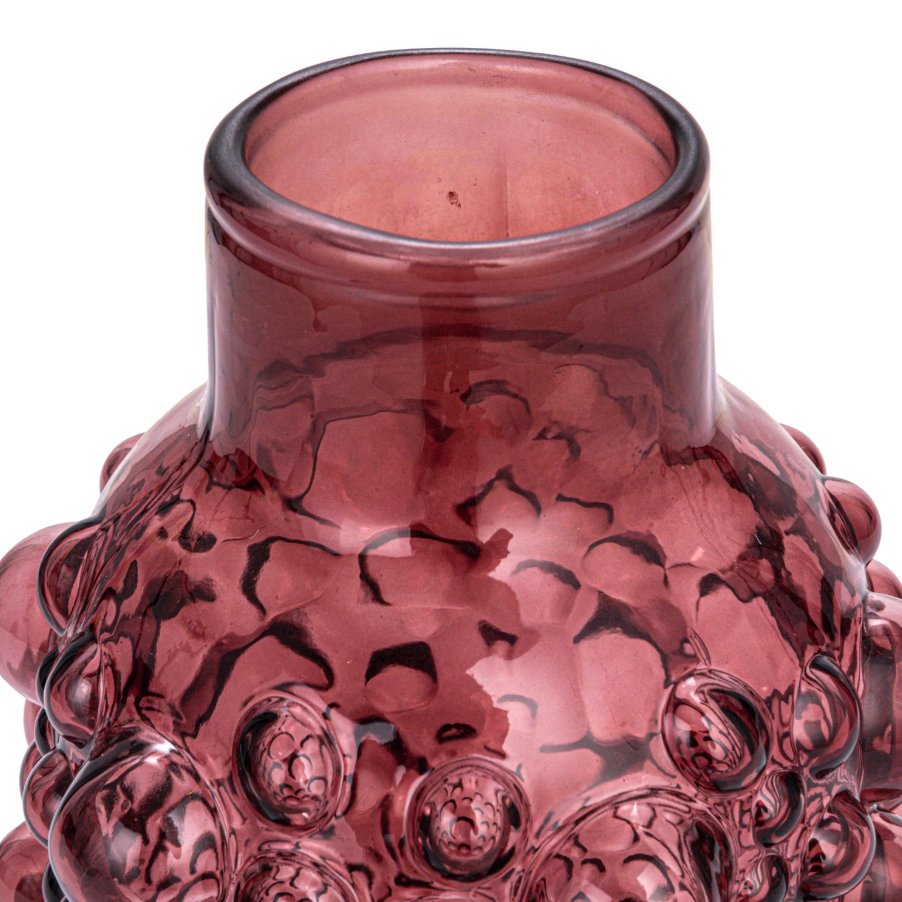 Glass Vase w/ Raised Dots - Thumbnail 3