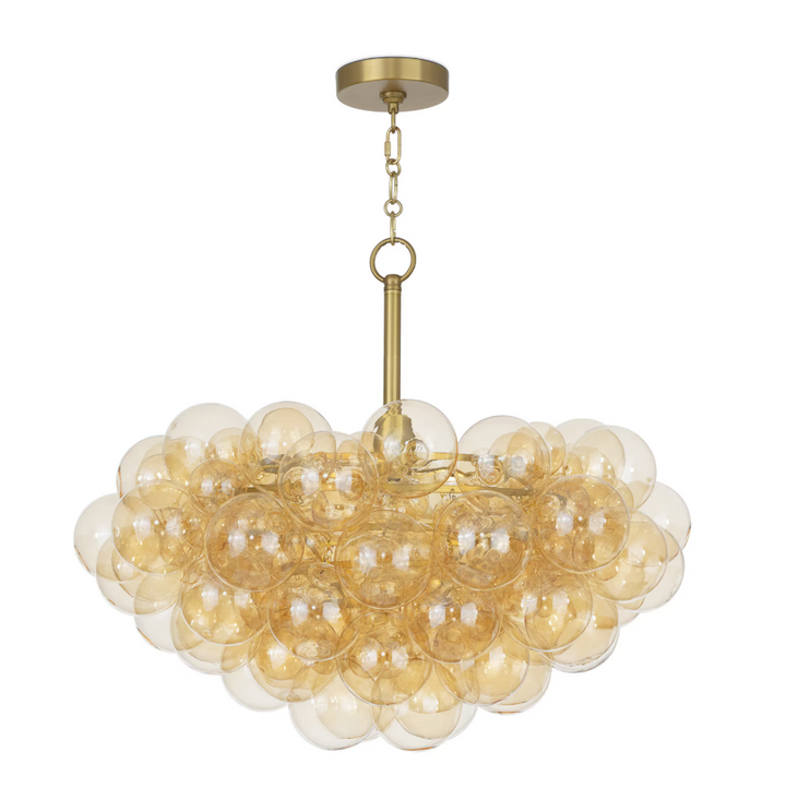 Bubbles Chandelier, Amber