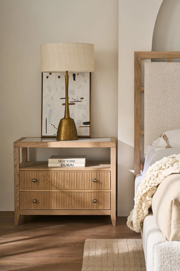 Carmen Two-Drawer Nightstand