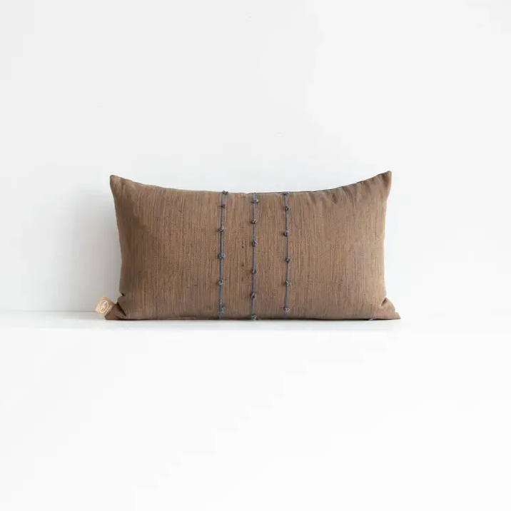 Pana Pillowcase - Cognac - 13 Hub Lane   |  Cotton Pillowcases