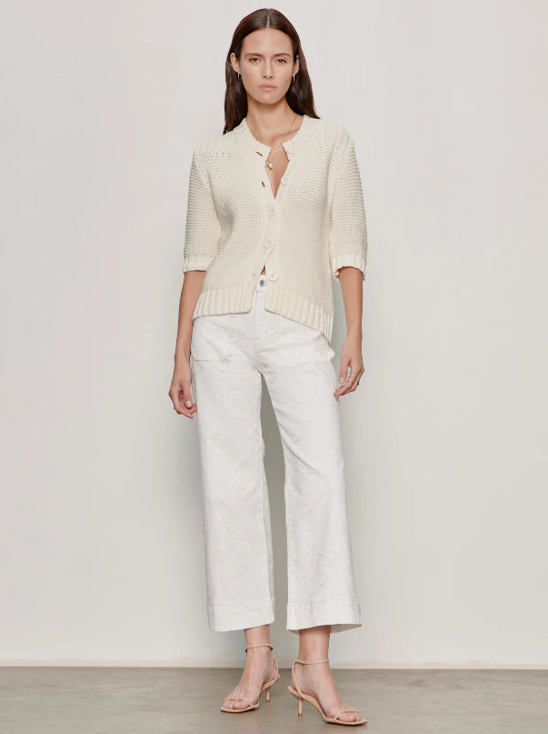 The Marine Crop Jeans, Chalk - 13 Hub Lane   |  