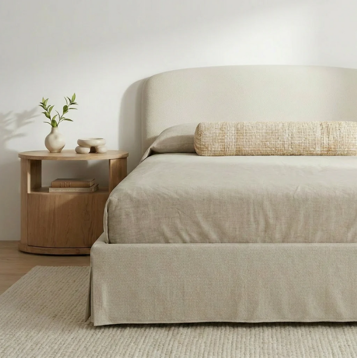 Joan Storage Bed, Cream