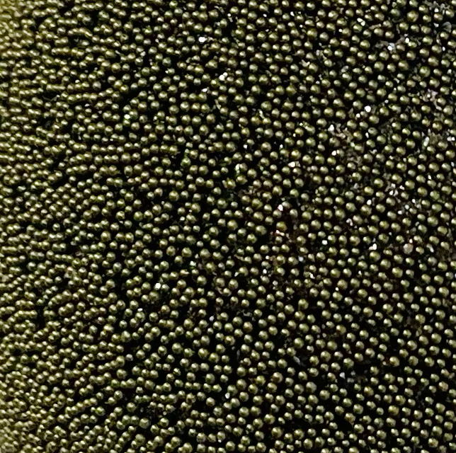 Green Ice Ball - 13 Hub Lane   |  Beaded Ornaments