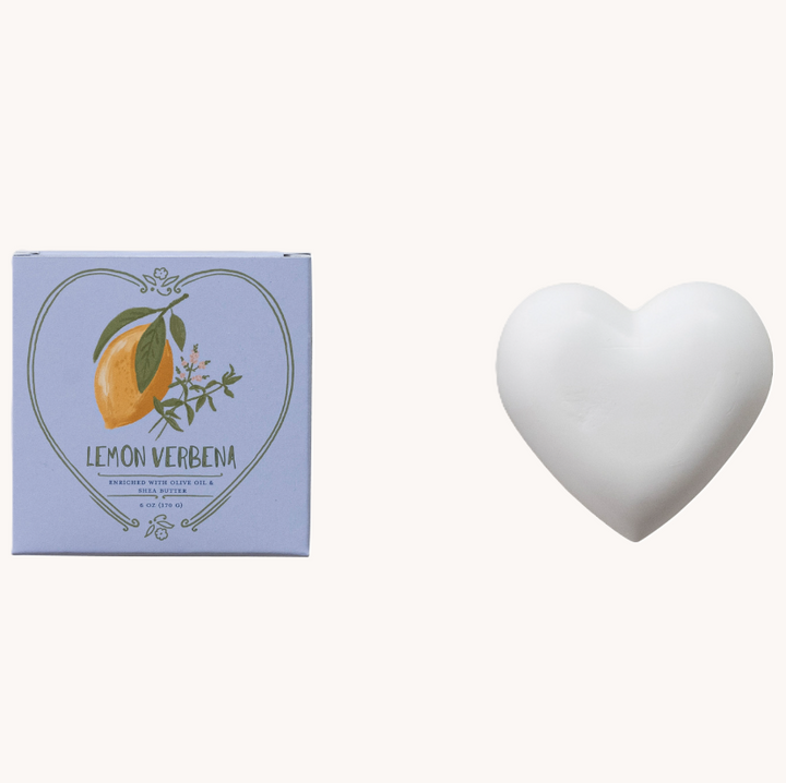6oz. Triple Milled Heart Shaped Soap