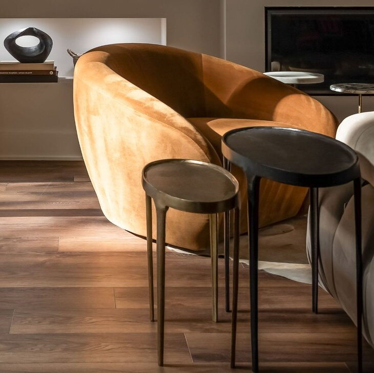 Oval Tiered Side Table - 13 Hub Lane   |  Nesting Tables