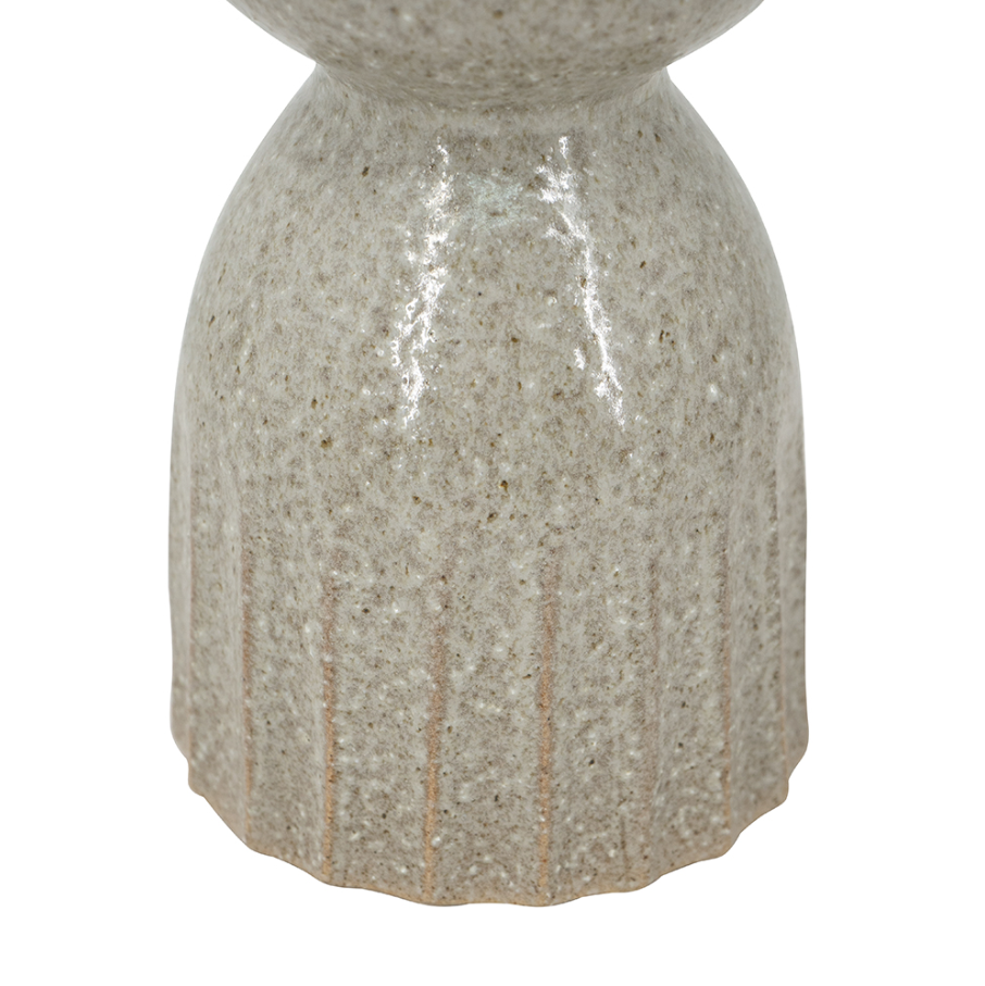 Ceramic Textured Cylinder Candle Holder - 13 Hub Lane   |  