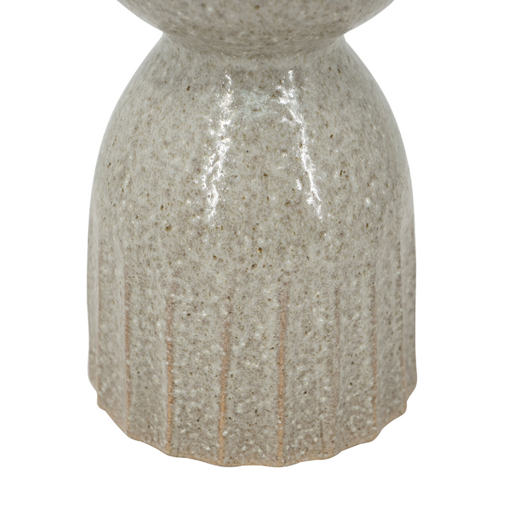 Ceramic Textured Cylinder Candle Holder - 13 Hub Lane   |  