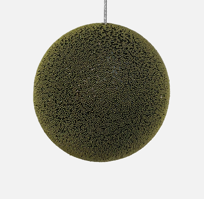 Green Ice Ball Ornament - Thumbnail 2