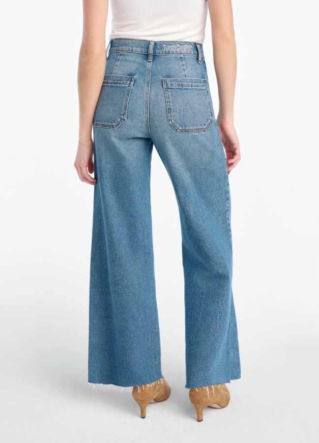 The Mischa Shortie Super High Rise Wide Ankle Jeans, Rio - 13 Hub Lane   |  Wide Leg Sweats