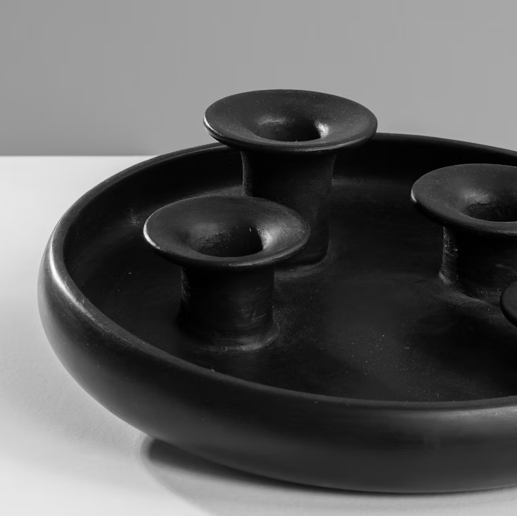 Nour Tadelakt Candlestick Holder