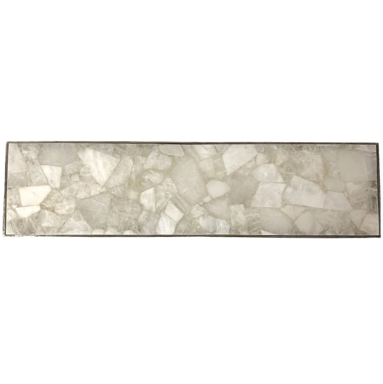 54" Cavalier Quartz Top Console Table - Thumbnail 4