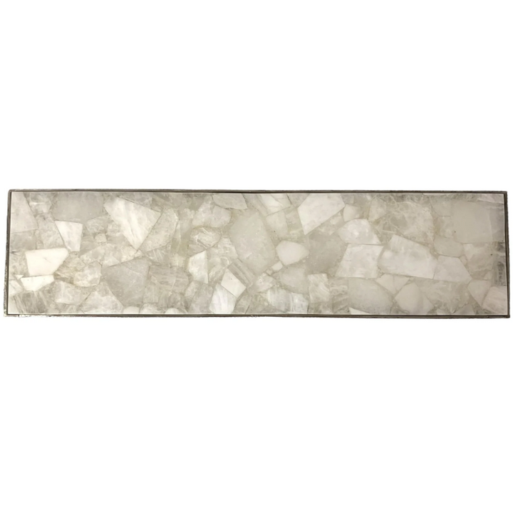 54" Cavalier Quartz Top Console Table - 13 Hub Lane   |  Console Tables