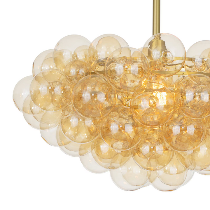 Bubbles Chandelier, Amber
