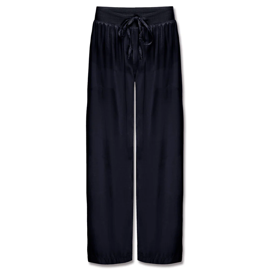 PJ Harlow Jolie Capri Satin Pant, Navy