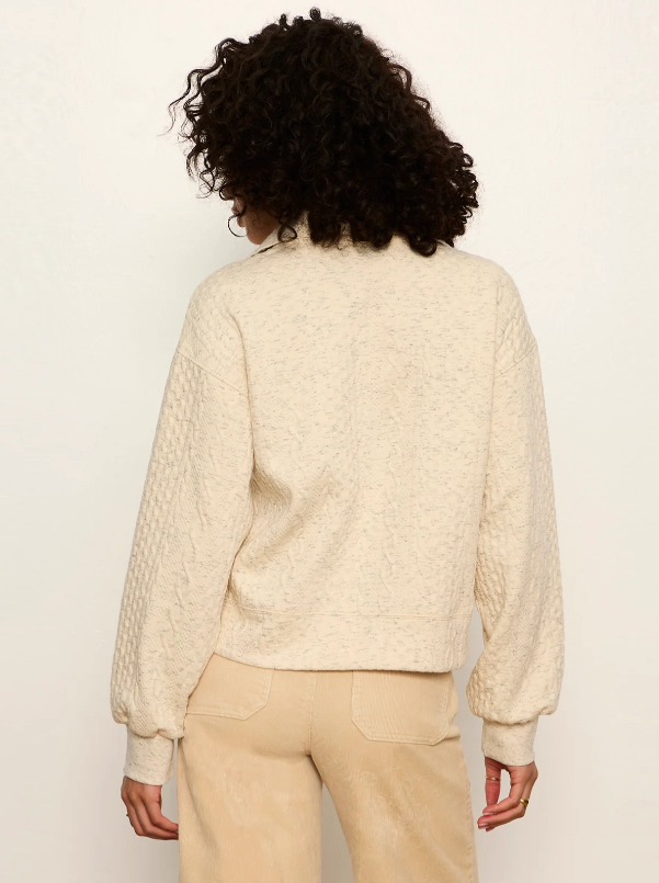 Halley Relaxed Popover, Heather Bone