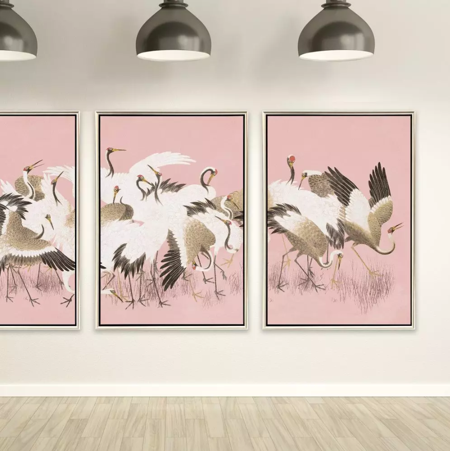 Curious Cranes - Preen - 13 Hub Lane   |  Canvas Art